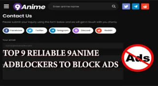 광고를 차단하는 신뢰할 수 있는 9anime AdBlockers 상위 9개