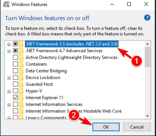 8 Fixes For Cannot Install .NET Framework 3.5