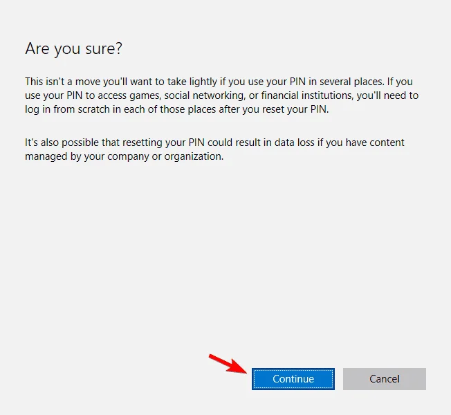[DIBETUL] PIN Tidak Berfungsi dalam Windows 10