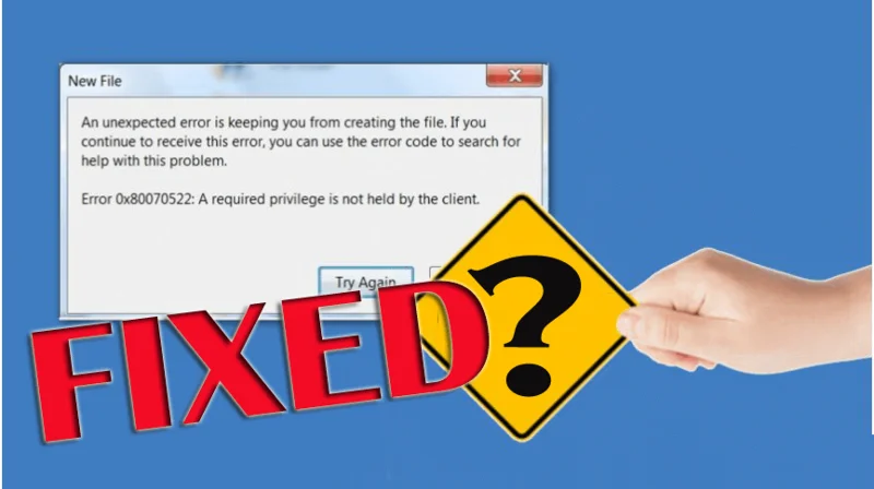 [Diselesaikan] Bagaimana untuk Membetulkan Ralat Kemas Kini Windows 0x80070522