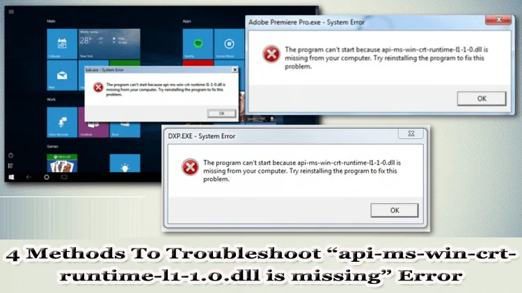 [FIXED] api-ms-win-crt-runtime-l1-1-0.dll ialah Ralat Hilang dalam Windows