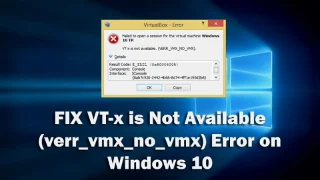 Betulkan: Ralat VT-X Tidak Tersedia (VERR_VMX_NO_VMX) Pada Windows 10