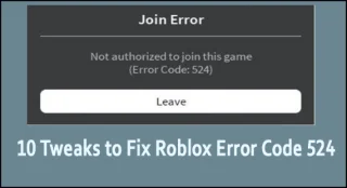 10 Tweak untuk Membetulkan Kod Ralat Roblox 524 | PANDUAN 2022