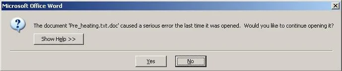 ¡Corregir errores de Microsoft Word!