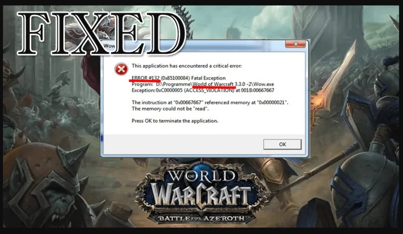 [RISOLTO] Errore 132 di World of Warcraft in Windows 10