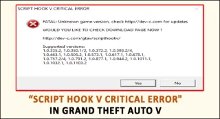 [GELÖST] „Script Hook V Critical Error“ in Grand Theft Auto V