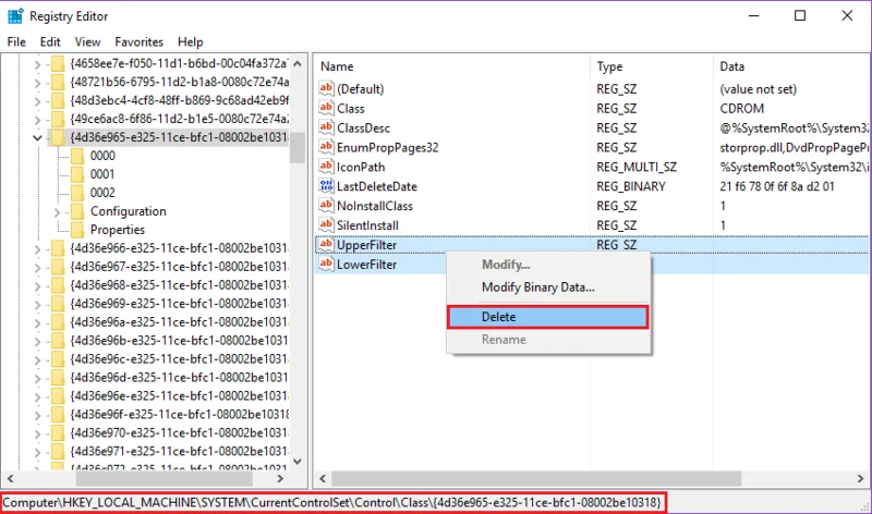 [DISELESAIKAN] Ralat Kod 19 DVD/CD-ROM dalam Windows 10