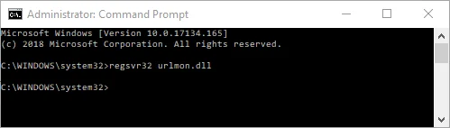 Solucione el error Urlmon.dll faltante o no encontrado en Windows 10