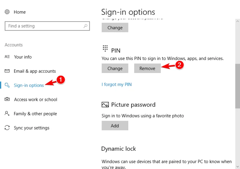 [DIBETUL] PIN Tidak Berfungsi dalam Windows 10