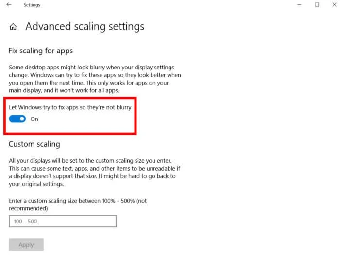 ¿Cómo arreglar la pantalla borrosa en una computadora con Windows 10?