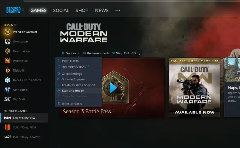 ¿Cómo reparar el error COD Dev 6034 en Xbox One/PC/PS4/PS5?
