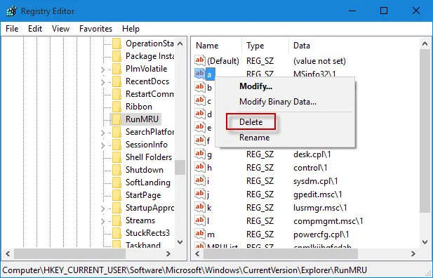 ¿Cómo eliminar el historial de ejecución en Windows 10?  [ACTUALIZADO]