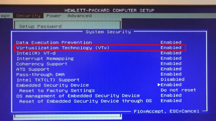 Betulkan: Ralat VT-X Tidak Tersedia (VERR_VMX_NO_VMX) Pada Windows 10