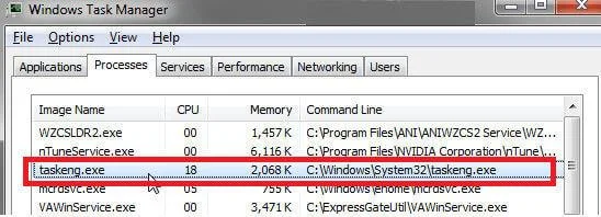 Menyelesaikan Ralat & Isu Taskeng.exe [8 PENYELESAIAN]