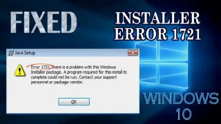 Cómo reparar el error 1721 del instalador de Windows 10 (Consejos inteligentes)