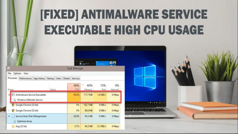 [CORREGIDO] Alto uso de CPU ejecutable del servicio antimalware en Windows 10