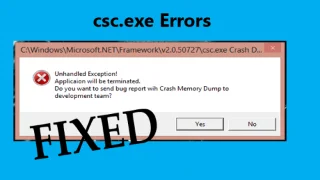 [RÉSOLU] Comment réparer les erreurs csc.exe dans Windows 10 ?