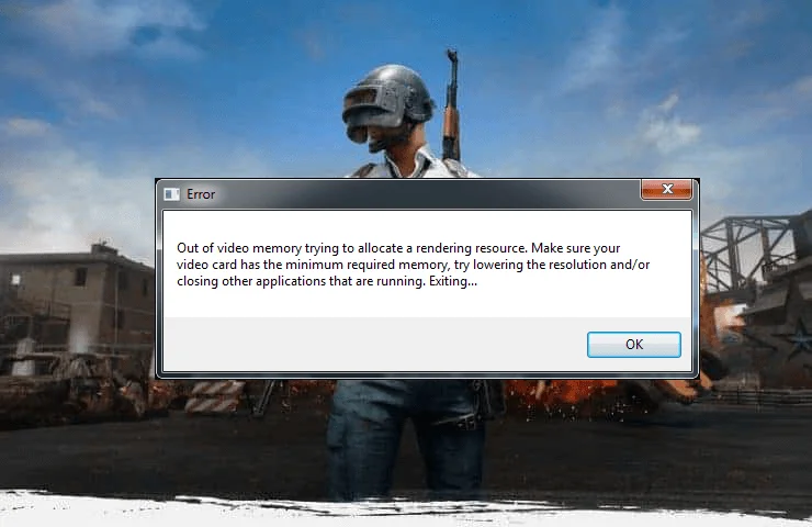 Memória de Vídeo no PUBG