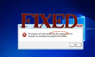 Bagaimana untuk Membetulkan Ralat Hilang Hal.dll dalam Windows 10/8/7?