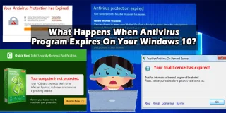 ¿Qué sucede cuando el programa antivirus caduca en su Windows 10?