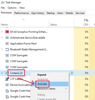 วิธีแก้ไข File Explorer Search ไม่ทำงานใน Windows 10 1909