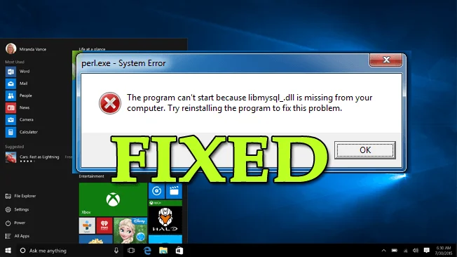 Bagaimana untuk Membetulkan Ralat Libmysql.dll Hilang Atau Tidak Ditemui dalam Windows 10?