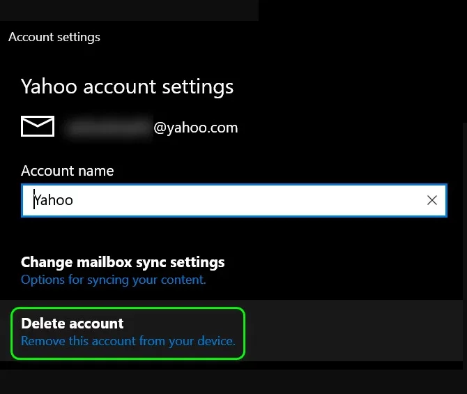 Solucione el código de error 0x8019019a al configurar Yahoo Mail en Windows 10
