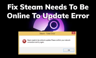 Betulkan Ralat Steam Perlu Dalam Talian Untuk Kemas Kini Pada Windows 10