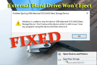 MEMPERBAIKI Tidak Dapat Mengeluarkan Pemacu Keras Luaran pada Windows 10 [5 Cara Selamat]