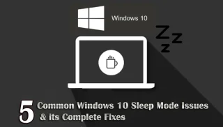 5 problemas comunes del modo de suspensión de Windows 10 y sus correcciones completas
