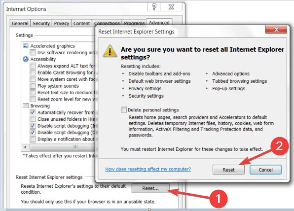 8 วิธีที่มีประสิทธิภาพในการแก้ไข Internet Explorer (IE) 11 ข้อขัดข้อง/ค้างใน Windows 10/8.1/8/7