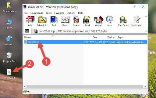 Cara Membetulkan Ralat Hilang IMM32.dll pada OS Windows