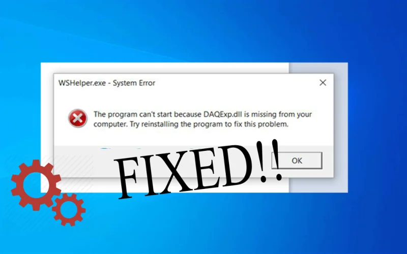 [SELESAIKAN] Cara Membetulkan Ralat Hilang DAQExp.dll dalam Windows 10