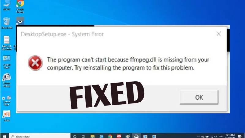 Arreglar Ffmpeg.dll falta el error en 5 maneras fáciles Arreglar Ffmpeg.dll falta el error en 5 maneras fáciles