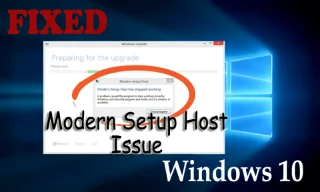 Cómo reparar el host de instalación moderno ha dejado de funcionar en Windows 10