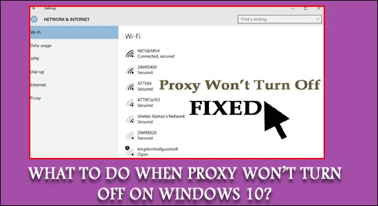 Apa yang Perlu Dilakukan Apabila Proksi Tidak Dimatikan pada Windows 10?