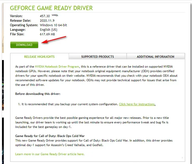 Pengalaman GeForce 'C++ Runtime Error' [DIBETULKAN]