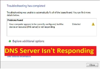 [Diselesaikan] Bagaimana untuk Membetulkan Pelayan DNS Tidak Menjawab Ralat Windows 8?