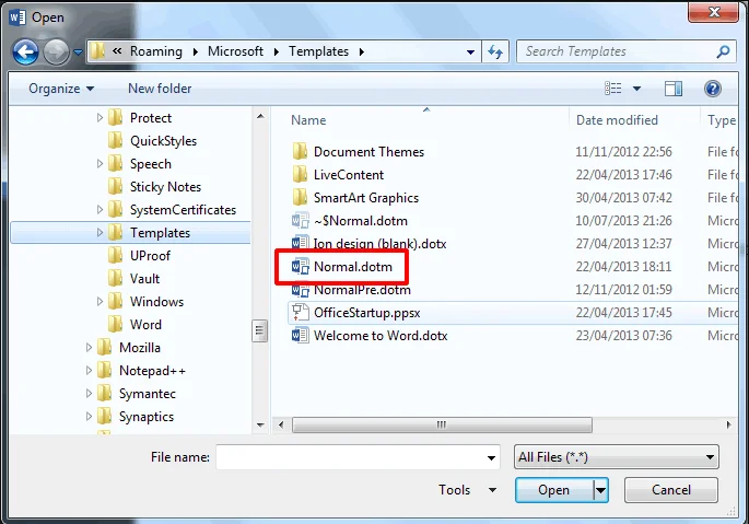 ¡Corregir errores de Microsoft Word!