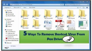 5 modi per rimuovere il virus di collegamento da Pen Drive