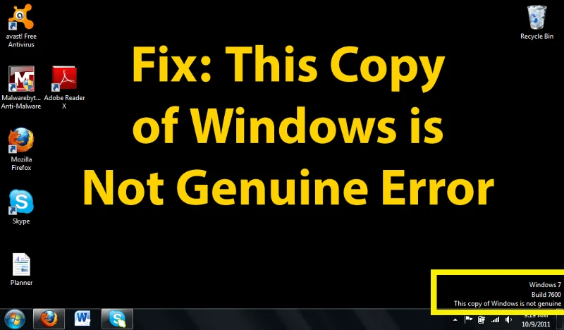 Cómo arreglar esta copia de Windows que no es original [Las 5 soluciones principales]