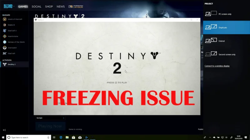 Destiny 2 congelando la PC