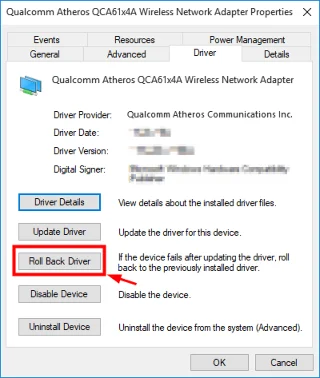 Isu Pemacu Qualcomm Atheros Qca61x4a pada Windows 10 [3 Pembetulan Pantas]