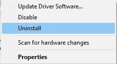 Disinstallare i driver della stampante Brother