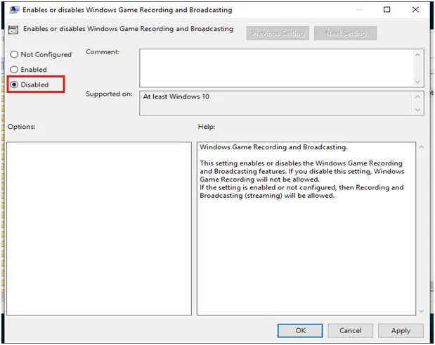 How to Disable Game DVR and Game Bar in Windows 10?