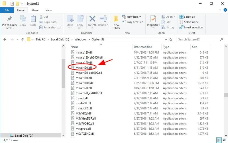 Bagaimana untuk Membetulkan MSVCR100.DLL Tidak Ditemui atau Ralat Hilang?