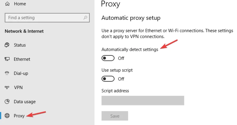 Apa yang Perlu Dilakukan Apabila Proksi Tidak Dimatikan pada Windows 10?