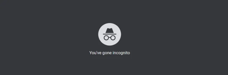 Modo de navegação anônima