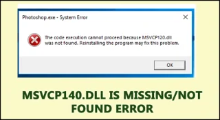 Arreglar MSVCP140.dll falta/error no encontrado en Windows 10