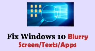 ¿Cómo arreglar la pantalla borrosa en una computadora con Windows 10?